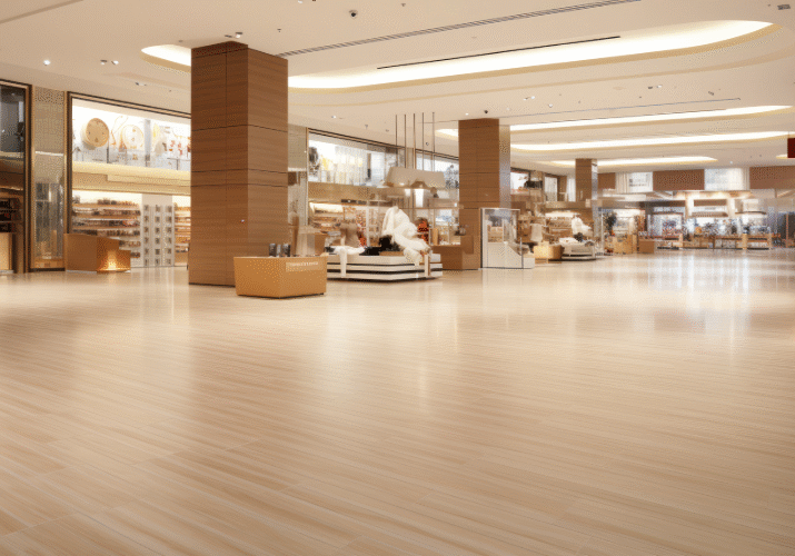 Piso LVT  y SPC con acabado tipo madera natural – estilo contemporáneo con textura realista.